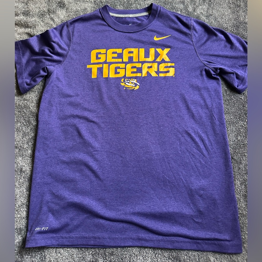 Nike Purple & Gold "Geaux Tigers" Short Sleeve Tee